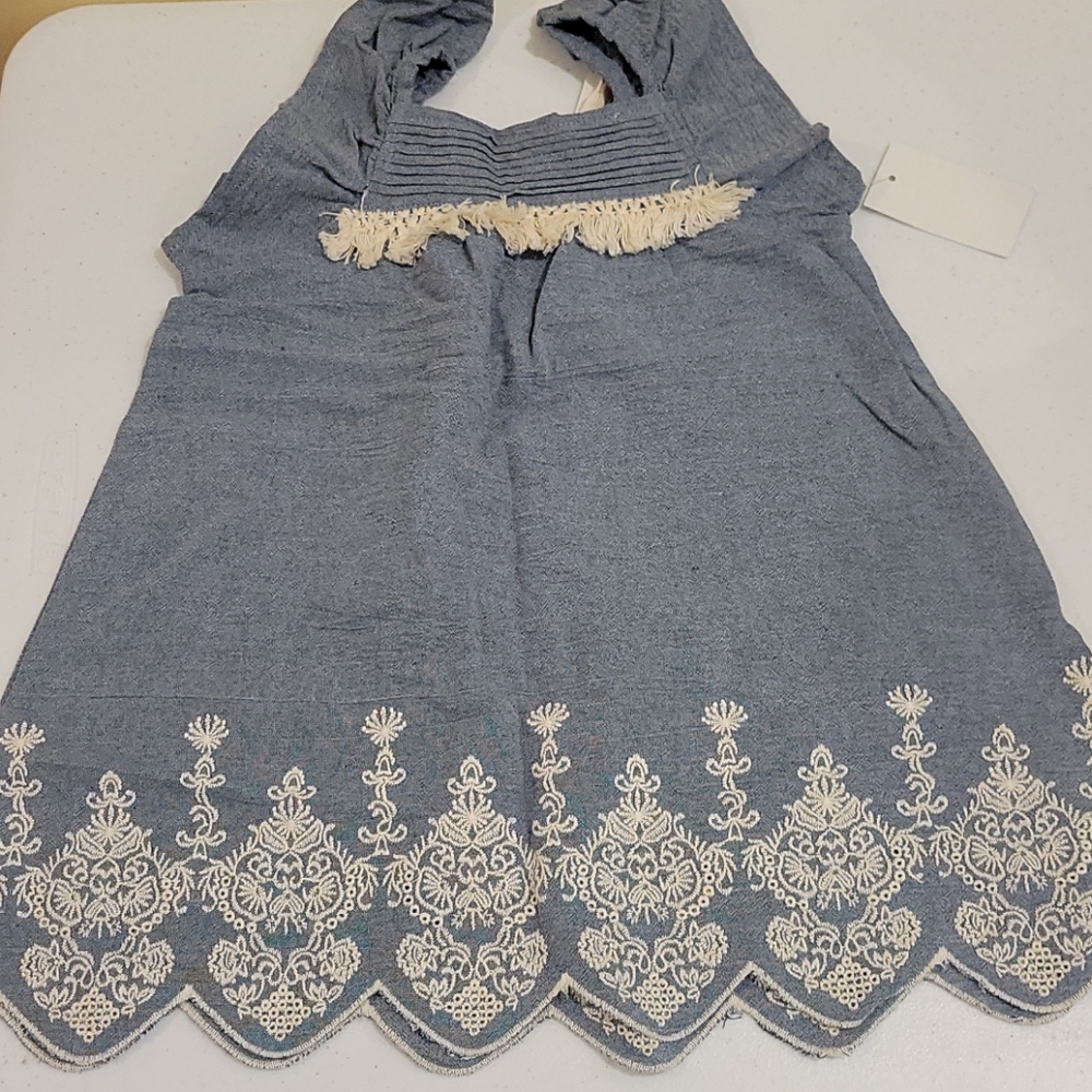 Girls Top, Size 6x, Blue, Jessica Simpson